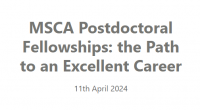W kwietniu 2024 Komisja Europejska otworzy konkurs na projekty w ramach Działania „Maria Skłodowska-Curie” Postdoctoral Fellowships 2024 (MSCA PF 2024). Istotą Działania są indywidualne projekty badawczo-szkoleniowe przeznaczone dla naukowców ze […]